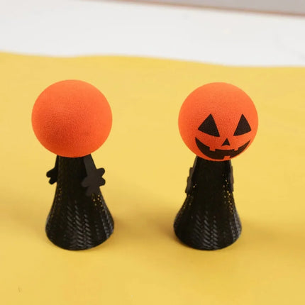10-20PC Fun Halloween Finger Puppet Gift Pumpkin Jumping Doll Game Toys for Kids Birthday Party Favors Goodie Bag Piniata Filler