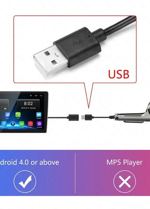 Car Dash Cam USB HD 1080P 170 Degree Wide Angle Car Camera Recorder Front ADAS Dashcam Android DVR Auto Recorder Night Version - Riparo82
