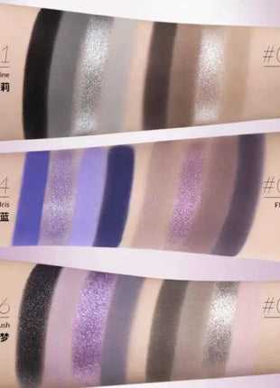 Kaleidos Glitter Eyeshadow Makeup Palette 4Colorful High Pigmented Shimmer Glitter Eye Shadow Make Up Pallet Gift Set