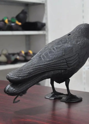 Decoracion Jardin ExteriorSimulation Black Crow Raven Bird Repellent Pest Control Pigeon Repellent Garden Decoration Outdoor