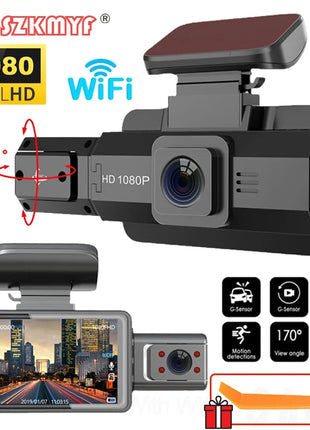 3 Inch Dash Cam For Cars 1080P Inside Video Recorder Car WIFI Camera for Vehicle Night Vision Car DVR Black Box Car Assecories - Riparo82