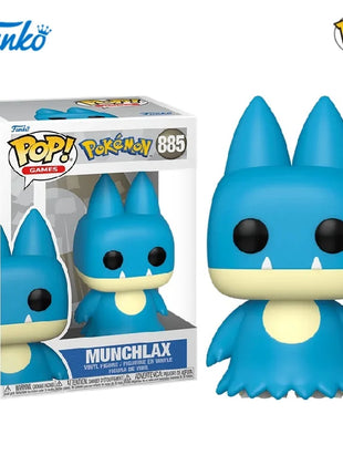 Funko Pop Pokemon Munchlax # 984 Action Doll Modello Pikachu Sprigatito Umbreon Anime Figura Scultura in vinile Giocattoli Raccogliere regali per bambini