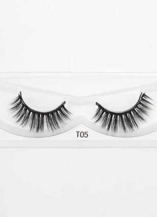 1 Pair Magnetic Eyelashes Wispy 3D Mink Lashes Natural Long Faux Cilios Eyelash Extension Handmade False Eyelashes Makeup Tools