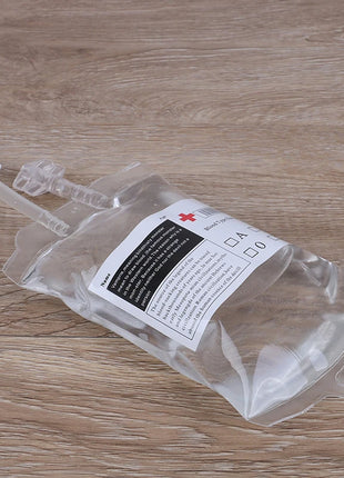350ml reusable blood energy drink bag PVC material Halloween vampire bag props simulation blood bag Halloween party scary props - Riparo82