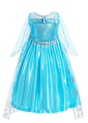Abito Elsa per ragazze Costume Elsa Regina delle nevi Anna Abito Cosplay Festa di compleanno Bambini Carnevale Ragazza Costume di Halloween