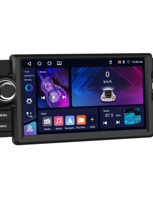 Podofo 7" Car Radio Wireless CarPlay Android Radio For FIAT Punto 2005-20009/Linea 2007-2011 Multimedia GPS FM WIFI BT Autoradio - Riparo82