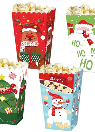 Stoviglie usa e getta a tema natalizio Piatti di carta rosso verde Tazze Tovaglioli Tovaglia Forniture per decorazioni per feste di buon Natale - riparo82