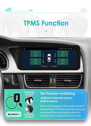 10.25"Carplay Android 13 Auto Car radio For Audi A4 A5 B8 S4 S5 2009-2016 car intelligent system Multimedia GPS Stereo Head Unit - Riparo82