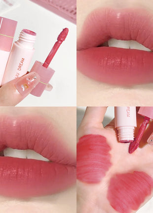 JUJU DREAM 6 Color Matte Lip Glaze - Long-lasting, colourless, non-stick cup velvet, student-friendly, brightening nude lipstick - Riparo82