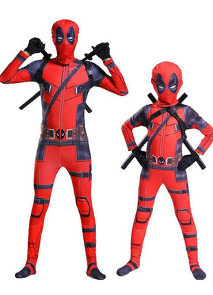 Costume cosplay Deadpool per bambini Regali da supereroe Tuta Deadpool Costumi per bambini Supereroi Vestito per bambini Costume per bambini di Halloween