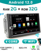 2 din Android 14 10.1 inch Universal Car Radio Stereo Rotate Touch Screen Wireless Carplay android auto GPS WIFI 4GLTE autoradio - Riparo82
