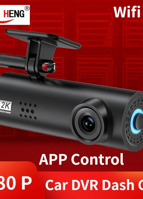 Dash Cam Smart Car DVR Camera Wifi APP Voice Control Dashcam 1080P HD Night Vision Car Camera Video Recorder G-sensor dash cam - Riparo82