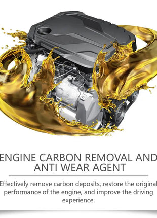 Car Engine Wear Repair Agent Reduce Fuel Consumption Gasoline Diesel Oil Additive Engine Cleaner Catalytic Converter - Riparo82