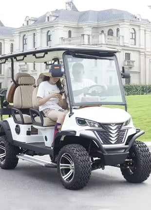 China's Hot Sale 48V/72V Lithium Golf Car 4/6/8 Person Electric Mini Sightseeing Bus Electric Golf Carts - Riparo82