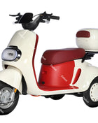 800W Pink/Grey/Red Adults 3 Wheel Electric Tricycle Small With Hidden Foldable Baby Seat/Parent Child Electric Scooter Fashion