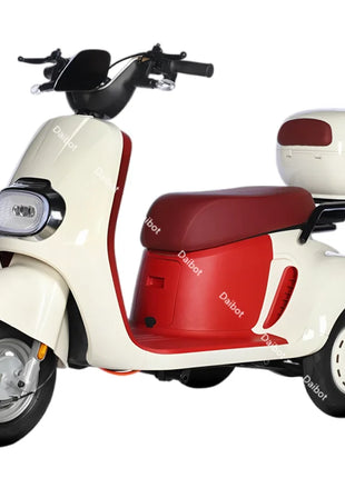 800W Pink/Grey/Red Adults 3 Wheel Electric Tricycle Small With Hidden Foldable Baby Seat/Parent Child Electric Scooter Fashion - Riparo82