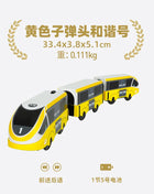 Set di treni elettrici Giocattoli Modello di treno Auto elettrica adatta per ferrovia in legno Pista del treno in legno Regalo di Natale per bambini