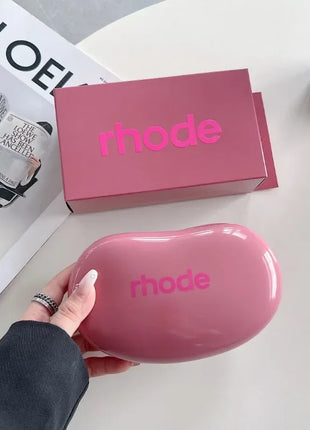 Original Luxury Rhode Woman Cosmetic Mirror Lipstick Blush Lip Gloss Portable Soft Silicone Storage Bag Toast Ribbon Gifts Cover - Riparo82