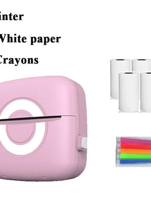 Fun Print C13 Portable Mini Printer Stickers Label Thermal Photo Labeller Printing Maker Self-adhesive Colors Transparent Papers - Riparo82