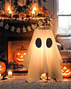Halloween Decoration - Ghost/Candy Bowl Stand Lighting Large Witch Ghost/ Pot Trick Or Treat/ Candy Lighting Candy Stand Bucket - Riparo82