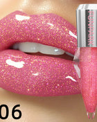 8 Color Glitter Shimmer Lip Gloss Moisturizing Lip Tinted Fuller Lip Effect Diamond Liquid Lipstick Makeup Sexy Lip Care Gifts - Riparo82