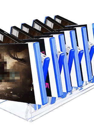 1 PC per PS5 PRO Supporto per disco da gioco in acrilico per espositore per organizer per dischi da gioco