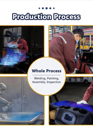 Carrello da Golf Elettrico Personalizzato 4 Posti - Auto Elettrica Legale per Strada - riparo82