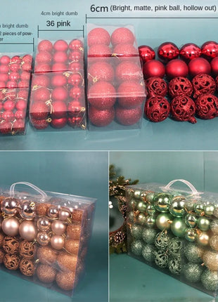 100 pz Decorazioni Di Natale Palline Albero Palle Di Natale Festa di Nozze Ornamento Forniture Per Feste Ornamento Di Natale Palla Palline Di Natale - riparo82