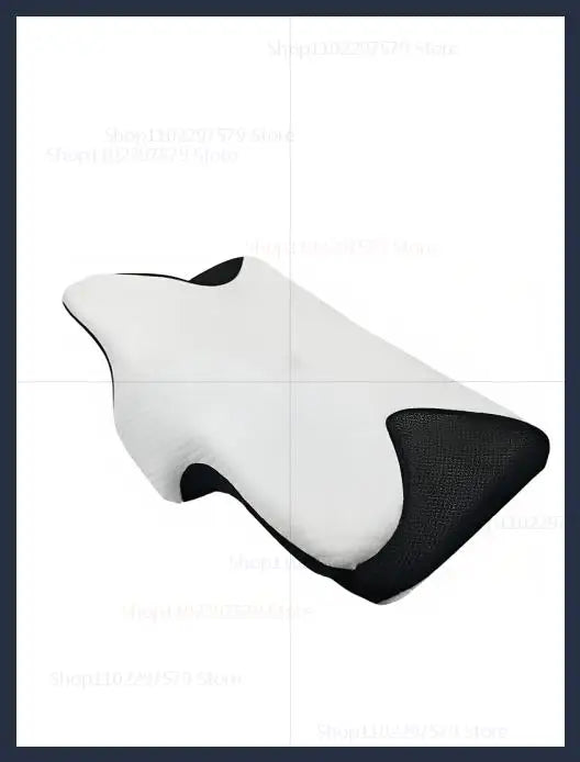 Cervical Support Pillow Memory Foam Neck Pillow for Pain Relief Non Collapse Ergonomic Pillow for Sleeping Travel Home Use
