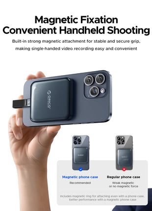 ORICO SSD esterno magnetico da 1 TB, registrazione e negozio HDR 4K ProRes, trasmissione e archiviazione stabili da 2000 MB/s, stato solido portatile