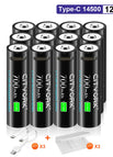 12Pcs batteries