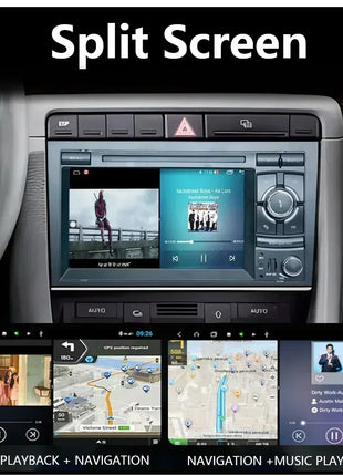 Car Radio Multimedia Wireless Carplay For Audi A4 B6 B7 S4 RS4 2002-2012 CHSTEK Bluetooth Android GPS WIFI 4G Auto Screen Stereo - Riparo82