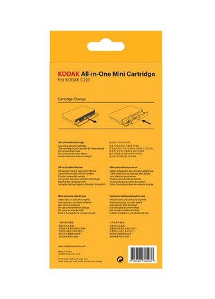 Cartucce di carta classiche KODAK All-in-One C210 Set levazione 4Pass Stampa Tchnologia 20 40 50 100 Pacchetto stampante fotografica Inchiostro
