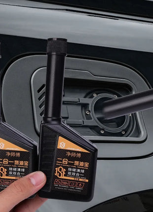 120 ml Car Fuel Treasure Universal 2-in-1 Auto De-Carbonisation Cleaning Maintenance Cleaner Petrol Additive Engine Oil Catalyst - Riparo82