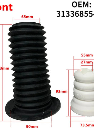 2 pezzi tampone in gomma sospensione ammortizzatore parapolvere 31336855440 per BMW F20 F30 F34 F36 G21 116i 120d 218 320i 325d 330i 420