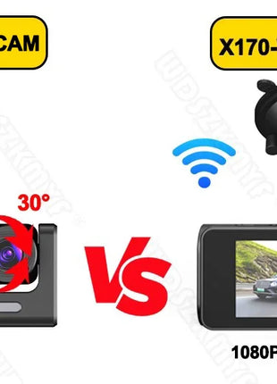 3Camera Dash Cam For Car Camera 1080P Video Recorder WIFI Car DVR 2lens Front Rear View Camera Night Vision Car Accessories - Riparo82