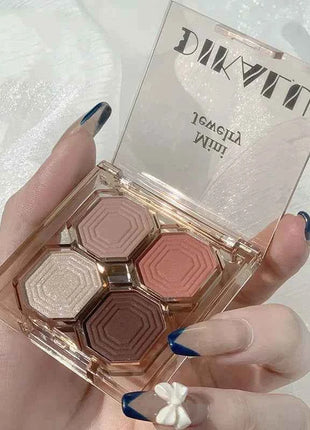 Palette Pearly Eyeshadow Glitter Earth Color Eyeshadows Shiny Eye Shadow Pallet Makeup Pigmentos Natural Cosmetic Free Shipping