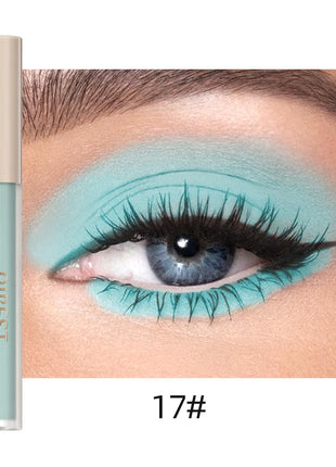 Nude Matte Liquid Eyeshadow Smooth Cream Eye Shadow Long Lasting Waterproof Eye shdaow Stick Blush Dual Purpose Contour Makeup - Riparo82