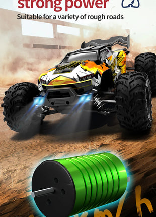 Teeggi 16101 /16102 PRO 1:16 Auto RC ad alta velocità con luce LED Drift 70KM/H 4WD RC Off-Road Car Monster Truck Giocattolo per i regali del capretto