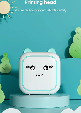 Mini Printer Portable Label Self-adhesive Sticker Color Thermal Paper Wireless Bluetooth Printing For Phones Photo - Riparo82