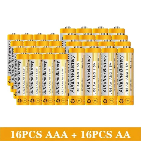 1.5V AA 9800mAh AAA 8800mAh Batteria alcalina per la luce del LED Giocattolo Mp3 Fotocamera Flash Rasoio Lettore CD Mouse senza fili Tastiera Auricolare - riparo82