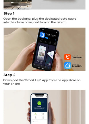 PGST Residential Tuya Smart Gsm Wifi Alarm System for Home Wireless Security Alarm House Smart Life App Control work with ALexa - Riparo82