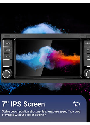 Podofo 7" Car Radio Wireless CarPlay Android Radio For FIAT Punto 2005-20009/Linea 2007-2011 Multimedia GPS FM WIFI BT Autoradio - Riparo82