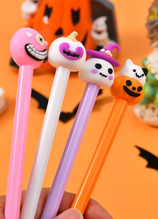 10-50Pcs Cartoon Neutral Pen Halloween Gift Student Prize Writing Tool Water-based Pen Cute Styling Sign pen - Riparo82