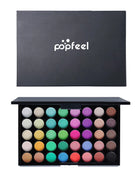 POPFEEL 40 Color Earth Tones &Rainbow Shades Eyeshadow Palette -Long-Lasting, Highly Pigmented, Smooth Matte and Shimmer Finish - Riparo82