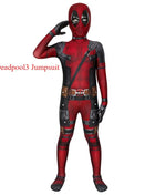Costume cosplay Deadpool per bambini Regali da supereroe Tuta Deadpool Costumi per bambini Supereroi Vestito per bambini Costume per bambini di Halloween