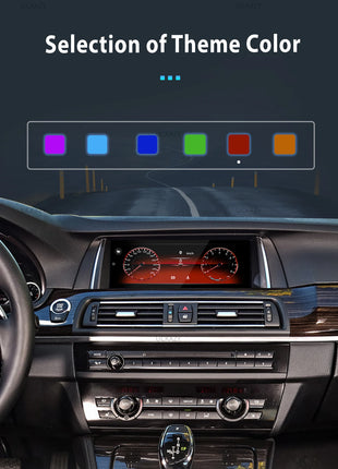 Uckazy 8 Core Wireless Carplay AutoRadio Android 14 For BMW 5 Series F10 F11 2010-2016 CIC NBT Car Multimedia Screen Player GPS Navigation Stereo Carplay Audio - Riparo82