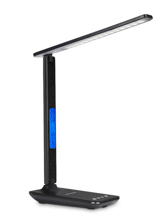 LED Desk Lamp, Office Table Lamp with Wireless Charger, Suitable for Home, Office Dimmable Desk Lamp, with USB Charging Port - Riparo82