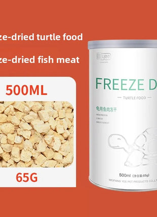 YEE Turtle Food 1.5/3/5.5mm High Protein Floating Pallets for Alligator Snapper,Red-Eared Slider&Aquatic Turtles Starter Feed - Riparo82