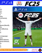 NUOVO CD di gioco FC25 Playstatio4 PS4 Scheda di gioco Playstation4 originale Giochi Ps4 Affare FC25